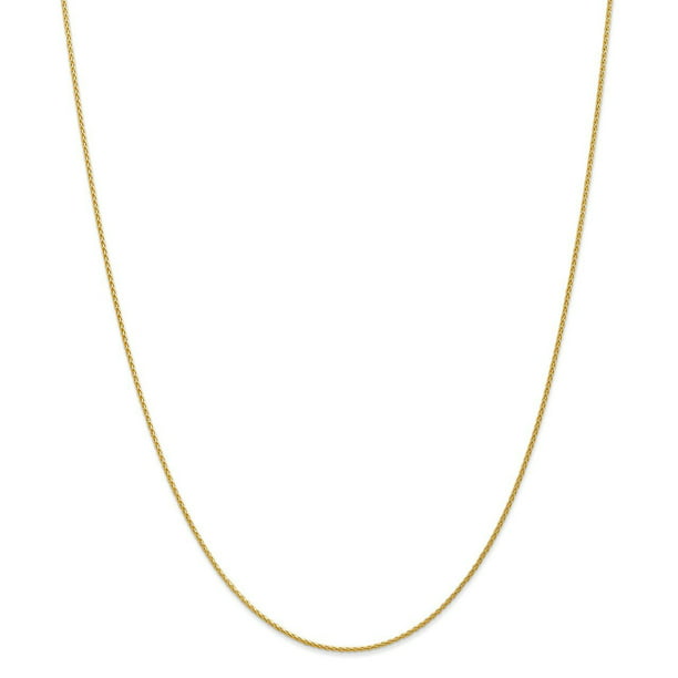 Lex & Lu 14k Yellow Gold 1.2mm Parisian Wheat Chain Necklace or Bracelet 